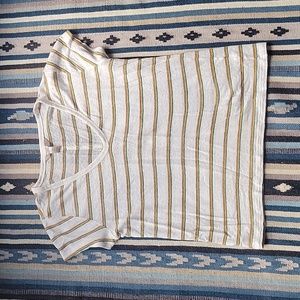 Soft Striped Linen Tee